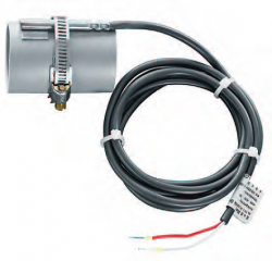 Датчик температуры накладной для труб, включая хомут, ALTF1 PT100, соединительный кабель силикон,KL-1,5 м, 1101-6020-1211-120