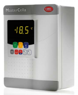 Контроллер холодильных установок MasterCella, 5 реле: компрессор, оттайка (16A), вентилятор, вспом./освещ. 1 (8 A), вспом./освещ. 2 (2Hp)