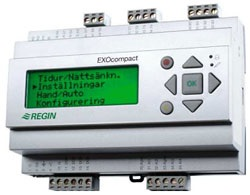 Контроллер EXOcompact, с дисплеем, RS485, 16 входов, 12 выходов