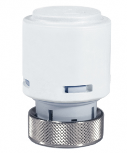 Термопривод для управления клапанами в системах отопления или охлаждения, 230В, 100Н, управляющий сигнал on/off нормально-закрытый, кабель 2 метра