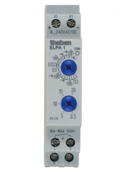 Электронный лестничный выключатель ELPA 1, 220-240 В, 10 программ, на DIN рейку, IP 20