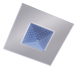 Рамка QuickFix, квадратная SR, для монтажа датчиков серии ECO-IR 360, 150x150 мм, серебро