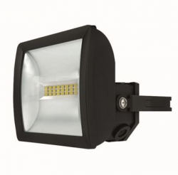 Прожектор LED theLeda E10L BK, 10 Вт, 685 лм, настенный, черный, IP55