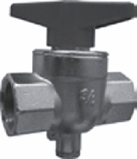 Шаровой кран для подключения 2-го датчика температуры, Ду 15 мм