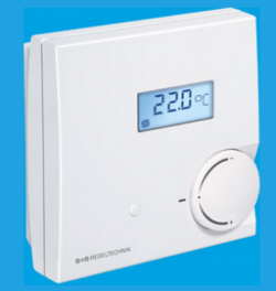 Датчик влажности и температуры комнатный, 0 …100 % отн. вл., +/- 3%, 0...+50C, Modbus, потенциометр, кнопка присутствия, дисплей, 1201-42B6-7047-005