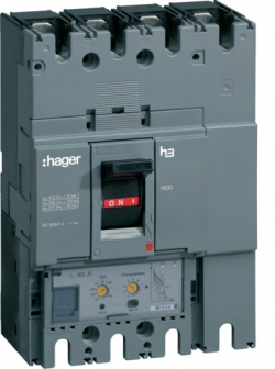 Автоматический выключатель, h630, LSI, 3 полюса, 70kA, 400-160A, 690В АС