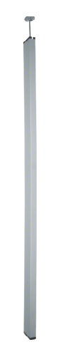 Двойная колонна DA200-45 для приборов формата 45 мм с затяжкой, 3,3-3,6 м, профиль 130x66мм, цвет "алюминий"