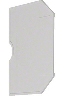 Изолятор торцевой, для наборных клемм KXA02LH, KXA04LH, серый