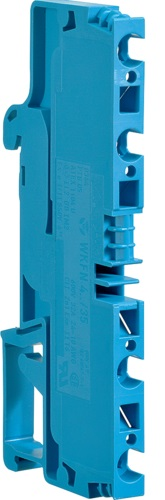 Клемма наборная, N, сечение 0.13 - 4 кв.мм, пружинные контакты, 800В/32A, 1 полюс, 3 контакта, синяя
