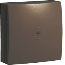 Клеммная коробка 115x115, ATEHA-канал, коричневый