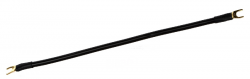 Соединитель электрический кабельный NYAF, сечение 10 кв.мм, длина 250мм, с вильчатыми наконечниками, цвет чёрный