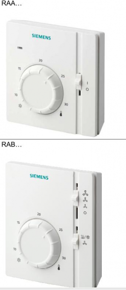 Комнатный термостат Siemens электромеханический