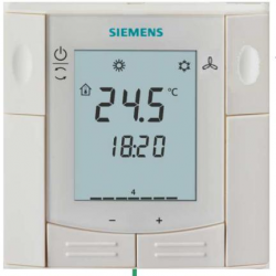 Термостат комнатный с коммуникацией, 230 В, автоматическое или ручное переключение режимов