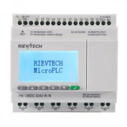 Программируемый контроллер, 12-24VDC, 12DI(8AI),HSI, 6DO, RTC, RS485, Ethernet, LCD