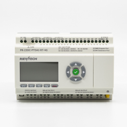Программируемый контроллер PR-23DC-PTDAI-RT-N ,24VDC, 3xPt100, 10DI(6AI), 2TO, 8RO, RTC, RS485, Ethernet,4G, ЖКИ