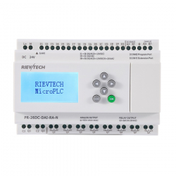 Программируемый  контроллер, 24VDC, 16DI(12AI),HSI, 2AO, 8RO, RTC, RS485, Ethernet, LCD