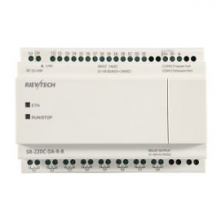 Программируемый логический контроллер,12_24VDC,6 DI/AI(0...10V)+8 DI, 8DO(10A), RTC, FBD, Ethernet,БЕЗ ДИСПЛЕЯ