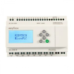 Программируемый логический контроллер,110_240VAC,6 DI/AI(0...10V)+8 DI, 8DO(10A), RTC, FBD, Ethernet,LCD