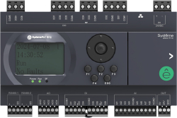 ПЛК S172; 24 VDC; дисплей; 28 IO: 8 DI, 8 DO (реле), 8 AI, 4 AO; 2xRS485, 1xRJ45