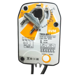 TM24-BS-3 Электропривод для воздушных заслонок 3 Нм 24 В Пружинный возврат