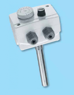 Терморегулятор встраиваемый одноступенчатый ETR-R90110 VA/200, +90 …+110 °C, O9 мм, органы настройки внутри, 1102-2010-6100-840
