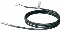 Датчик измерения температуры кабельный, LG-Ni 1000, -50…+80 С, силиконовый кабель 5м, IP67, защитная гильза 50 x 6 мм