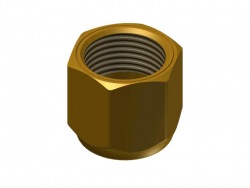 Гайка накидная для затяжки на конусообразное концевое соединение с наружной резьбой, NS 4-10M, 16 мм, 5/8 IN