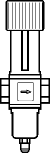 Клапан с прямым приводом, тип WVFX 10, -25 - 130 °C, 3,50 - 16,00 бар, KVS 1,400 м3/ч, 10,00 мм, G 3/8