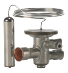 Клапан терморегулирующий TCBE, R22/R407C, 45,5 бар, -40 - 10 °C, прямой, трубка 900 мм, под пайку