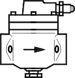 Корпус клапана терморегулирующего PHT/Q 300-2, 20 бар, -40…+10 °C, R22, 1890 кВт, фланец