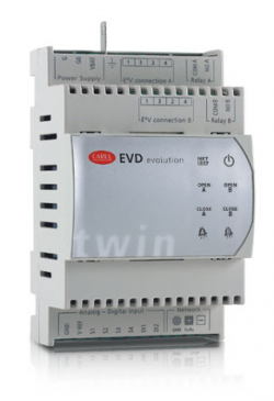 Контроллер TWIN только для Carel (pLAN протокол), на 2 вентиля, с разъемами