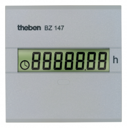 Счётчик времени наработки BZ 147 24V, цифровой, для приборной панели, 24 В, 48х48 мм, IP65