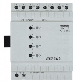 Модуль расширения RME 4 C-Load EIB/KNX Mix, 4-канальный, для базовых модулей серии Mix, монтаж на DIN рейку, IP 20