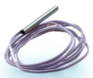 Датчик температуры поверхностный, латунь, диаметр 6мм, кабель 1,5м, -30…100 С, IP65
