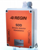 Ионизационный детектор дыма с сигналом запроса техобслуживания, 15..30В, монтаж в воздуховоде, IP54